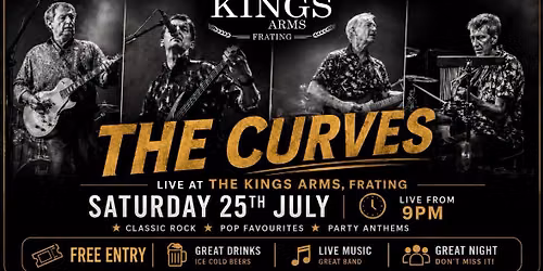 \ud83c\udfb8 THE CURVES LIVE AT THE KINGS ARMS, FRATING