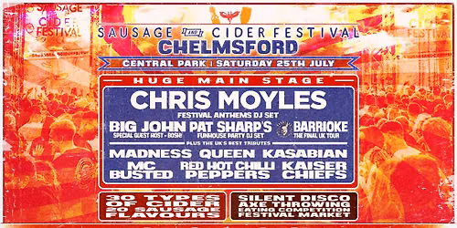 Sausage and Cider Festival - Chelmsford 2026