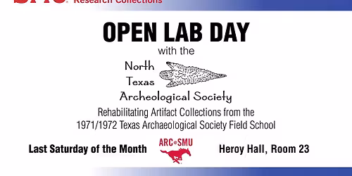 Open Lab with the North Texas Archeological Society