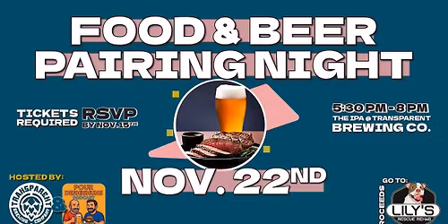 Food & Beer Pairing Night to Benefit Lily's Rescue Rehab