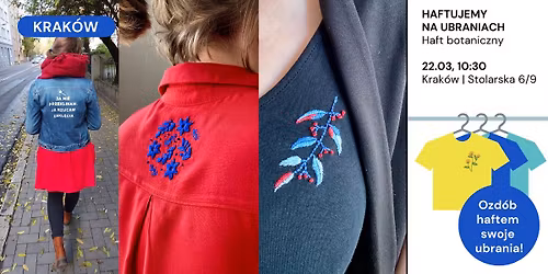 \ud83e\udea1 Krak\u00f3w: haftowanie na ubraniach