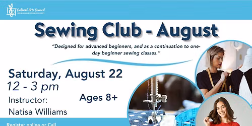 Monthly Sewing Club - August