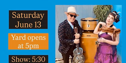 Bevan Backyard Concerts Presents: Casaundra May & James, Roots Blues Duo