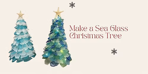 Sea Glass Christmas Trees