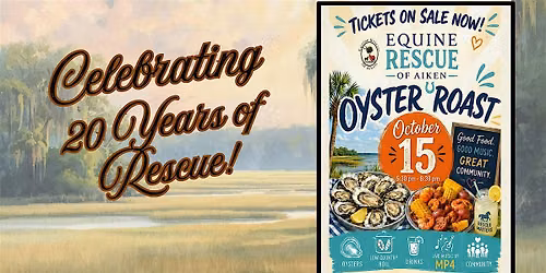 EQUINE RESCUE OF AIKEN Mane & Shell Oyster Roast and Low Country Boil