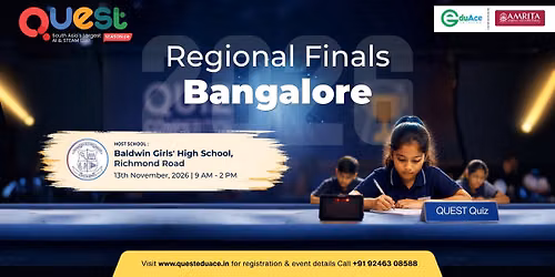 QUEST Regional Final | Bangalore