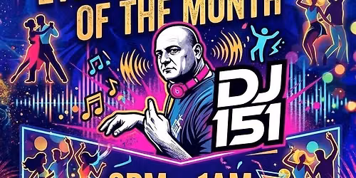 Latin Night with DJ 151 - Every first friday