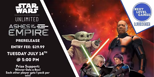 Star Wars: Unlimited \u2013 Ash of Empires Prerelease