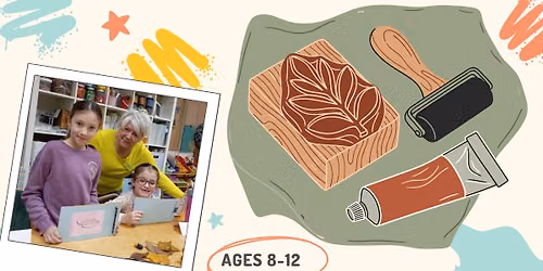 Printmaking fun! Kids Arts & Crafts Camp