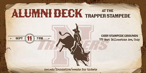 Alumni Deck at the Trapper Stampede