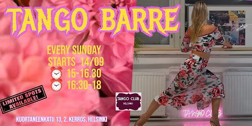 TANGO BARRE COURSE-HELSINKI