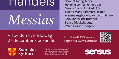 H\u00e4ndels Messias - konsert i Visby domkyrka
