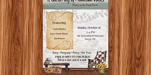 A Gathering of Mountain Voices: Poetry on the Front Porch