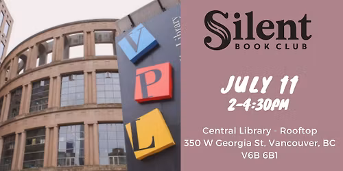Silent Book Club - July Meeting (Central Library Rooftop)