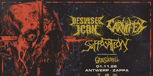 CARNIFEX \u2022 DESPISED ICON \u2022 SUFFOCATION \u2022 GATES TO HELL \/\/ ZAPPA