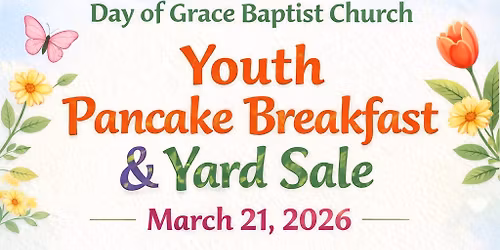 D.O.G. Youth Pancake Breakfast & Yard Sale Fundraiser!