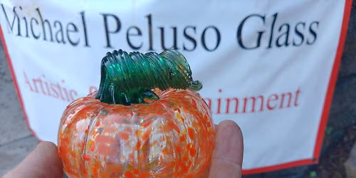 Glass Blowing Pumpkins with Mike Peluso at Markeim Haddonfield