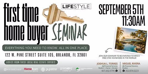 First Time Home Buyer Seminar