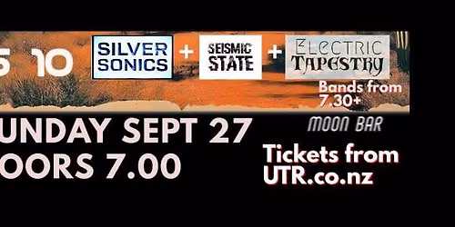 Silver Sonics with Seismic State and Electric Tapestry @ Moon