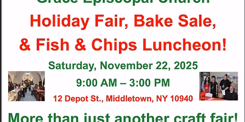 Holiday Fair & Bake Sale