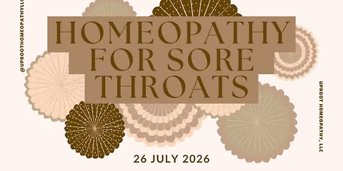 Homeopathy for Sore Throats