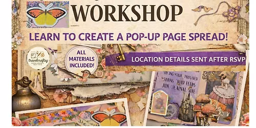 Free Junk Journaling Workshop: Pop\u2011Up Page & Decorative Spread