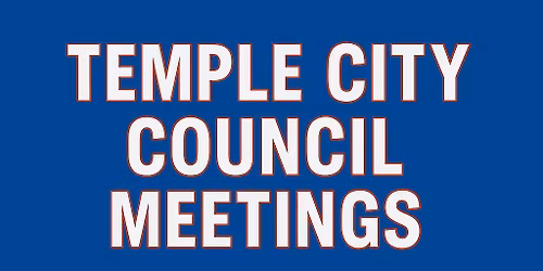 Temple City Council Meeting - 1st & 3rd Thursdays