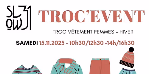 Troc'event - garde-robe partag\u00e9e de v\u00eatements