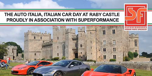 Northern Italian Car Day at Raby Castle