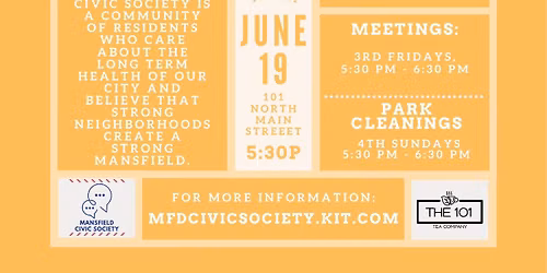 Mansfield Civic Society Monthly Meeting