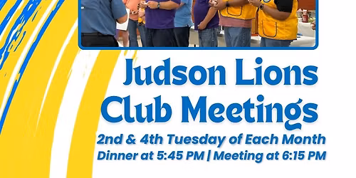 Judson Lions Club Meeting