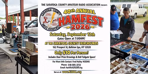 Saratoga County Amateur Radio Association Hamfest 2026