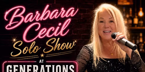 Barbara Cecil Solo Show at Generations Bar and Grill
