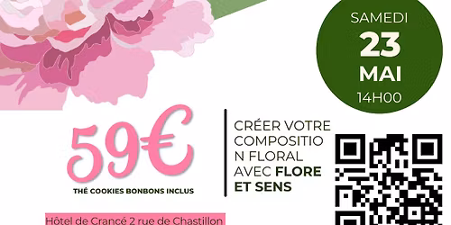 ATELIER FLORAL FETE DES MERES- TEA TIME