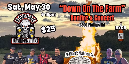Down on the Farm featuring Social Drinking!
