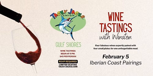 February Wine Tasting w\/Winston: Iberian Coast Pairing