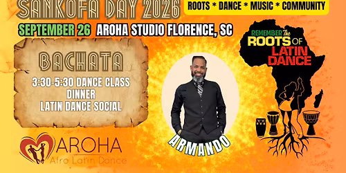 Sankofa Day: Bachata with Armando & Sara