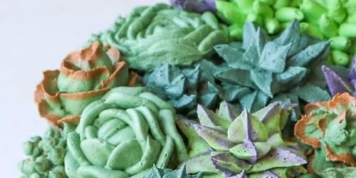 Buttercream Succulents Cake n Sip - Vice & Virtue