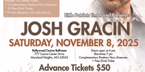 A Night With Josh Gracin - Supporting Military Kids