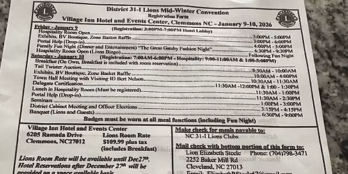 District 31-I Annual Convention