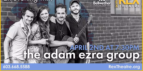 An Evening with Adam Ezra Group at The Rex Theatre \/ RallySound Supporting Camp Allen NH 