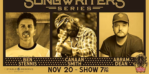 Canaan Smith, Abram Dean and Ben Stennis at Franklin Theatre