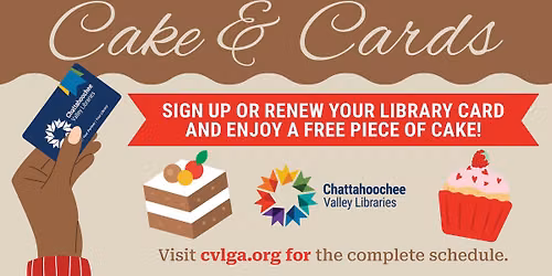 Cake & Cards: Library Card Sign-Up Month