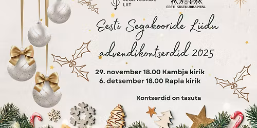 TASUTA \/ Advendikontsert Kambja kirikus \/ 29.11.2025 \/ Eesti Segakooride Liit