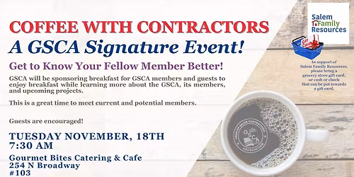 GSCA November Coffee with Contractors