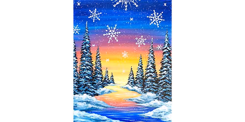 Snowflake Serenity - Paint and Sip in Tyler | Classpop!\u2122