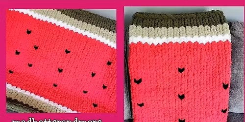Chunky Watermelon Blanket Workshop - Paradise Hills Vineyard and Winery