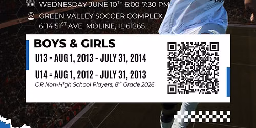 Tryouts - U13\/U14 Boys & Girls