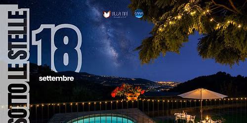 Sotto le Stelle- Una serata astronomica a Villa Ninì
