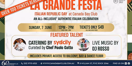 La Grande Festa - All Inclusive Authentic Italian Celebration